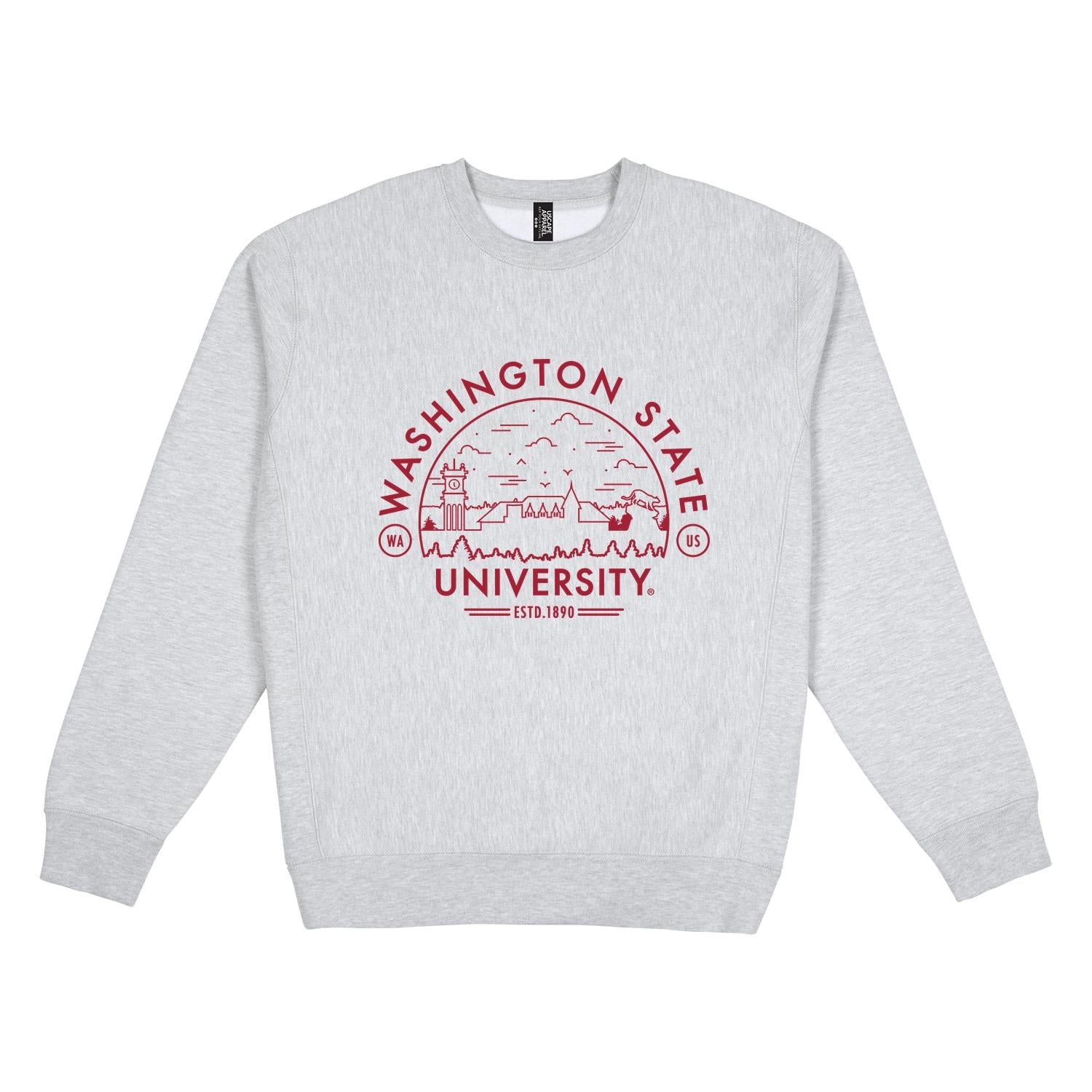 USCAPE Washington State University Voyager Heavyweight Crewneck