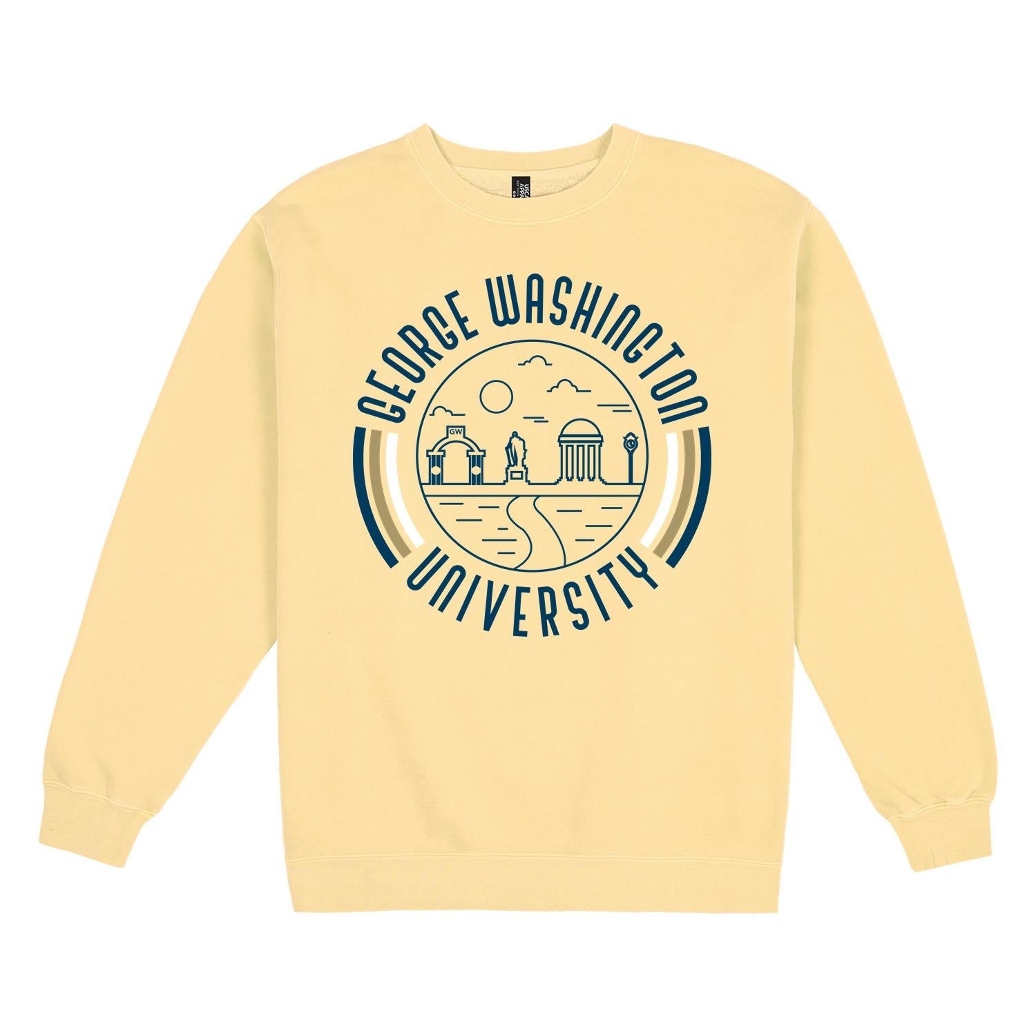 USCAPE George Washington University '90s Flyer Fleece Crewneck