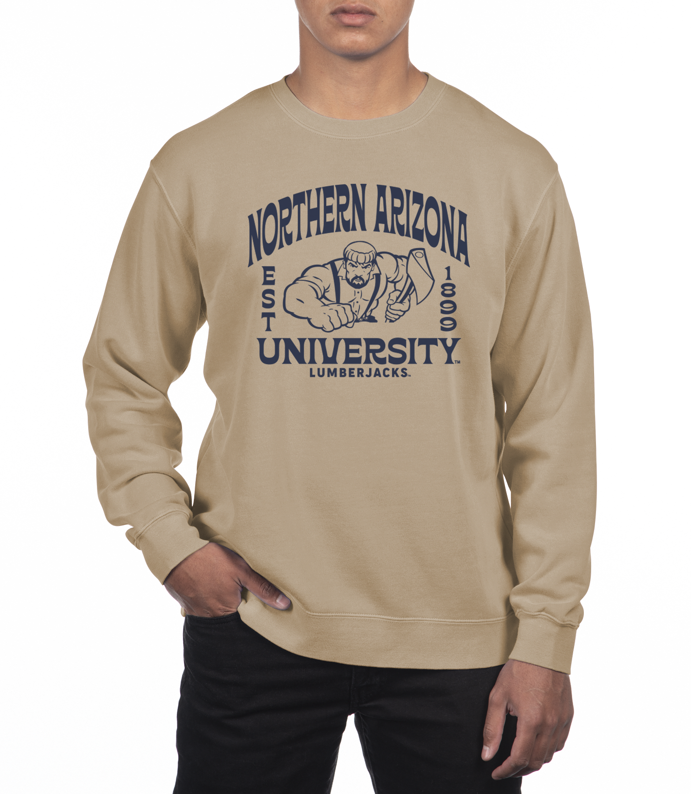 Maillot De Football Vintage 1976 Northern Arizona University (NAU) - Taille L, Marque Artex