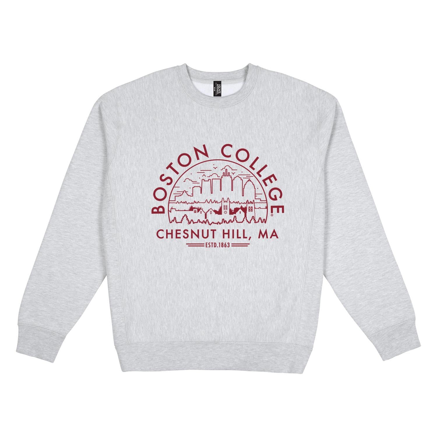 Grey 2024 college crewnecks