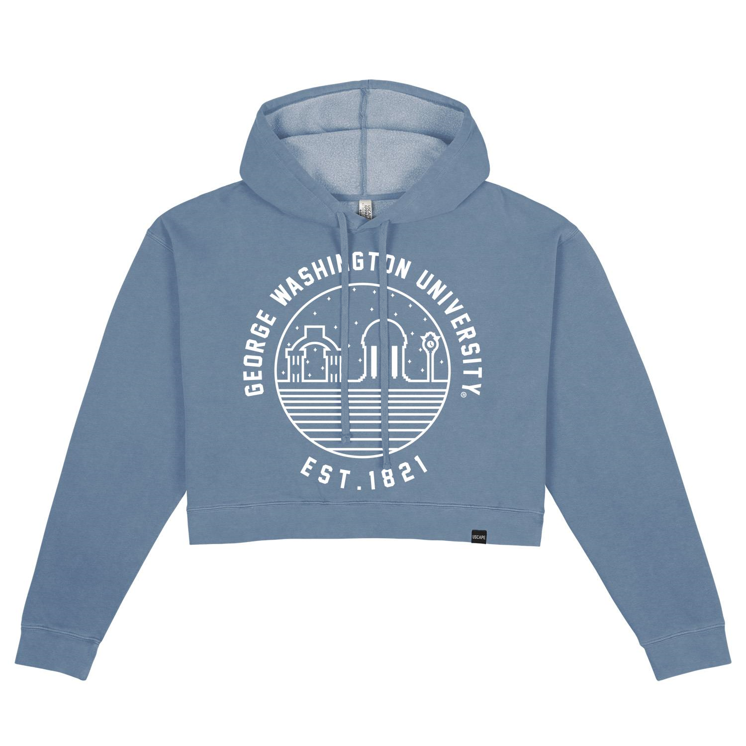 George Washington University Crop Hoodie